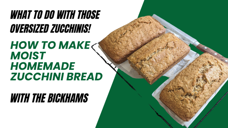 How to make Zucchini Bread YouTube Thumbnail
