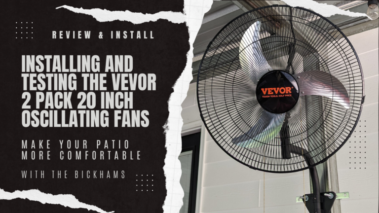 Installing and Reviewing the Vevor outdoor fans Youtube Thumbnail