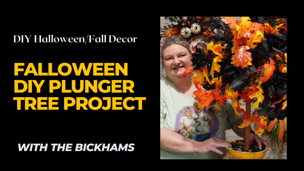 Falloween Plunger Tree project YouTube Thumbnail