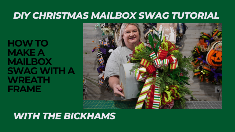 Christmas Mailbox swag with Melissa YouTube Thumbnail