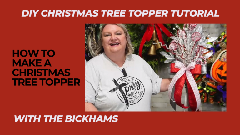 Christmas Tree Topper with Melissa YouTube Thumbnail